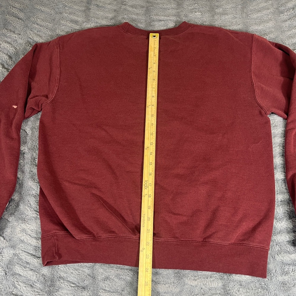 Champion Arizona State ASU Sun Devils Crewneck Sweatshirt Maroon Medium AN891 - Picture 7 of 8